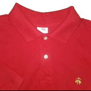 Brooks Brothers Performance Polo Mens XL Original Fit Cotton Shirt Golf Red EUC